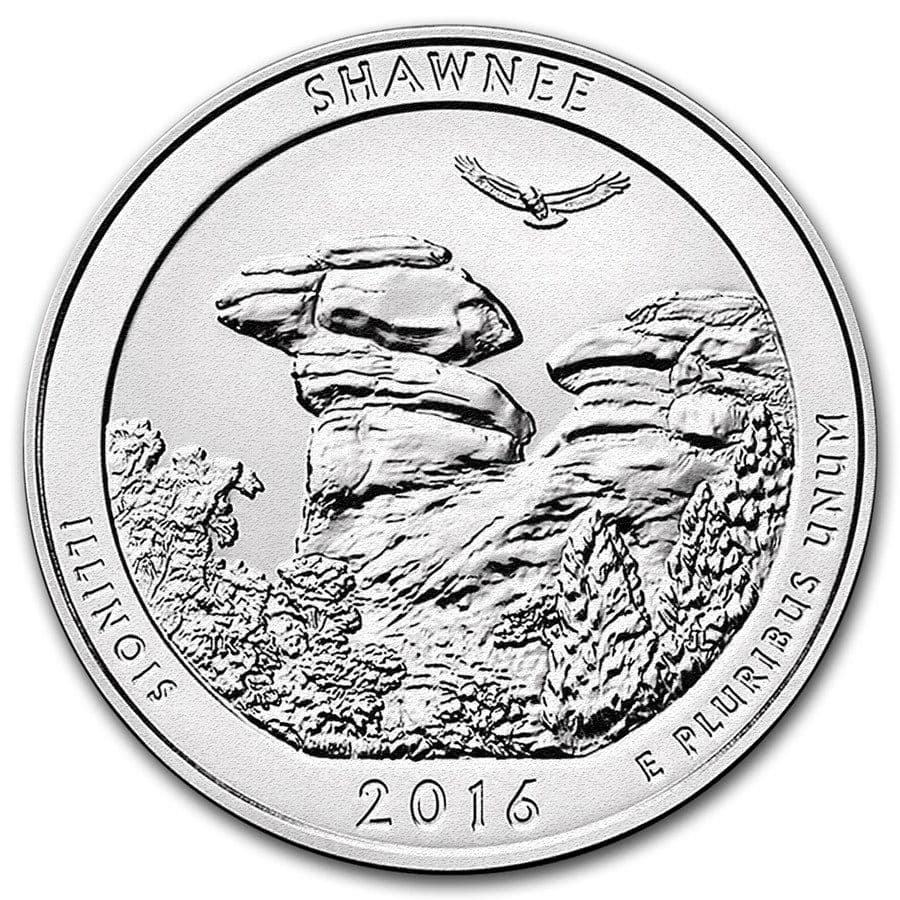 2016 Shawnee ATB 5 oz Silver - America The Beautiful