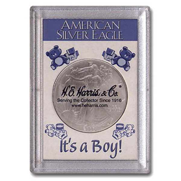 Perma Lock Case for American Silver Eagle - It's a Boy!