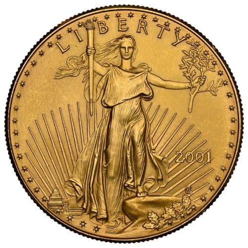 2001 1 oz American Gold Eagle Coin