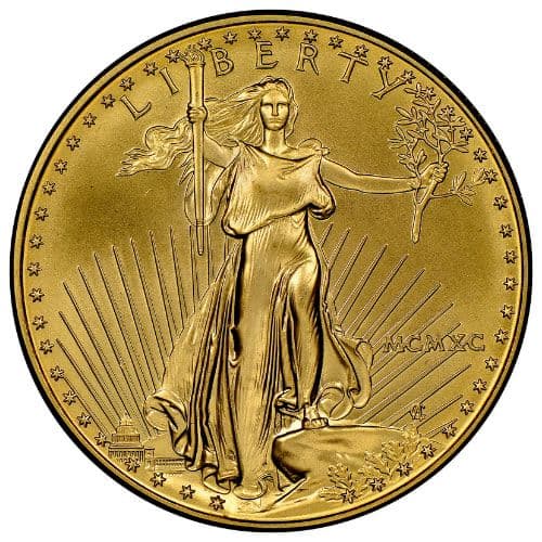 1990 1 oz American Gold Eagle Coin