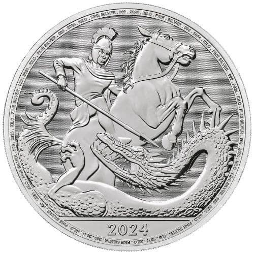 2024 1 Kilo St George and the Dragon Silver Coin