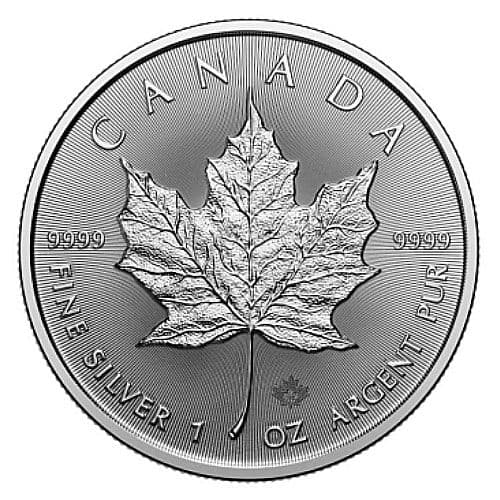 2024 1 oz Canadian Silver Maple Leaf Coin BU