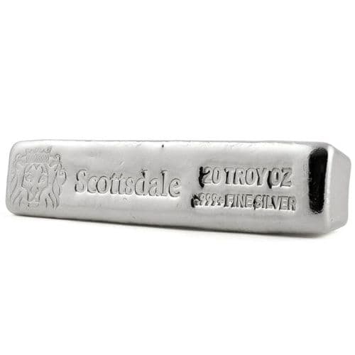 20 oz Scottsdale CL20 Cast Silver Bar