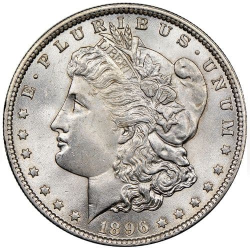 1896 Morgan Silver Dollar BU