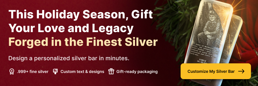 Create your own custom silver bar with BullionMatch